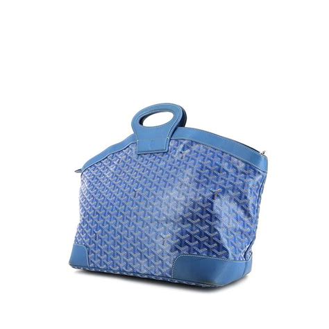 sac goyard beluga|Béluga leather handbag Goyard Blue in Leather .